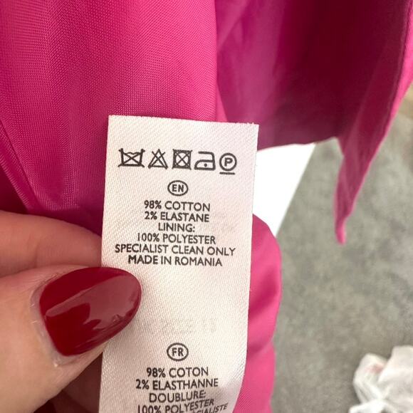 Savoir Pink Trench Coat UK 12/US 8, Barbiecore, Excellent Condition - Picture 7 of 9